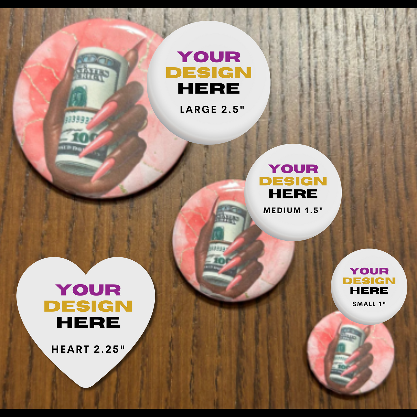 Custom Buttons (Pins)