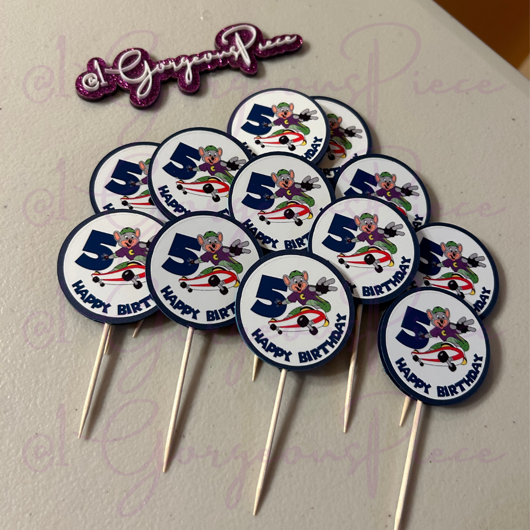 Custom Cupcake Toppers