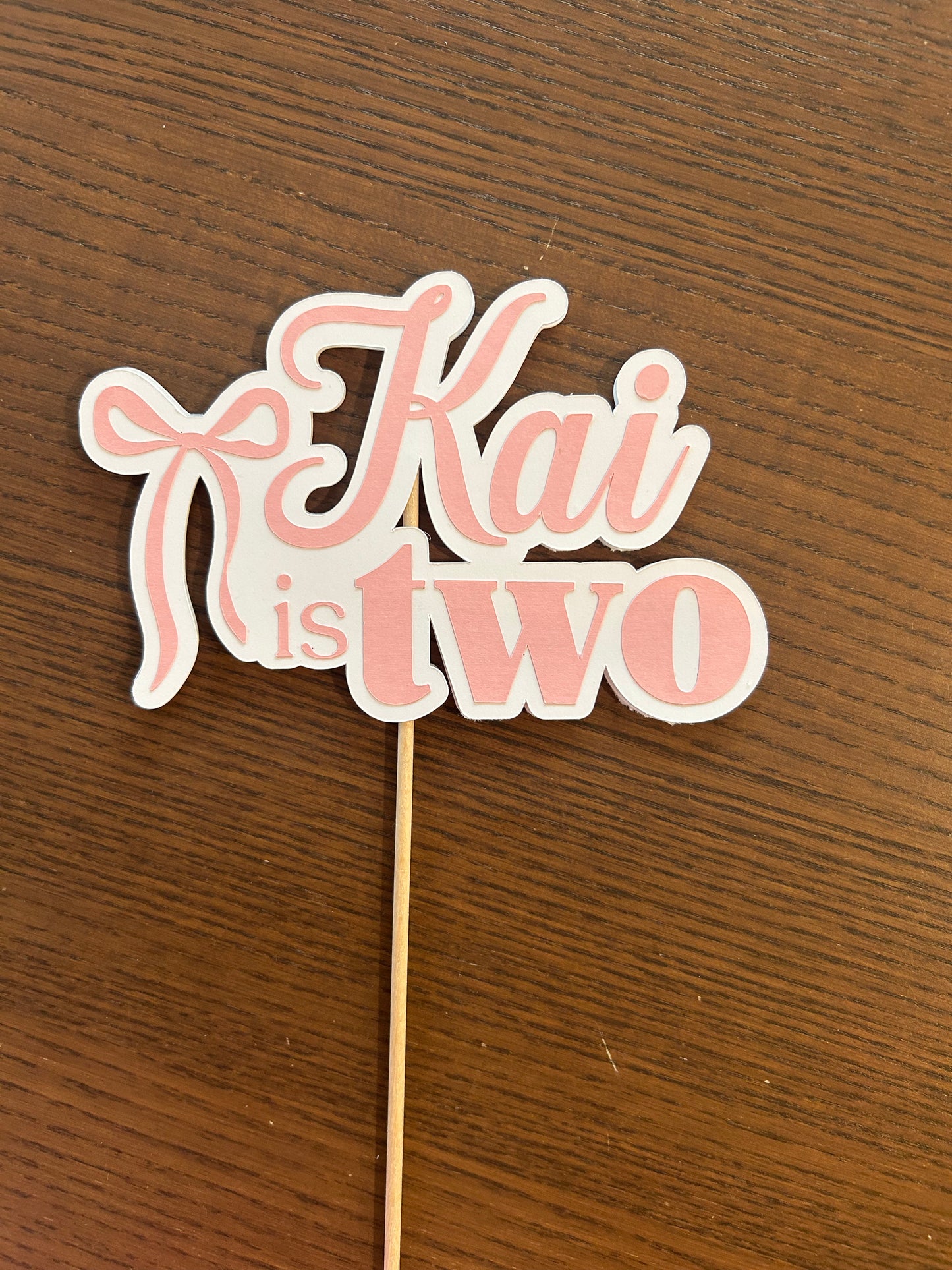 Custom Cupcake Toppers