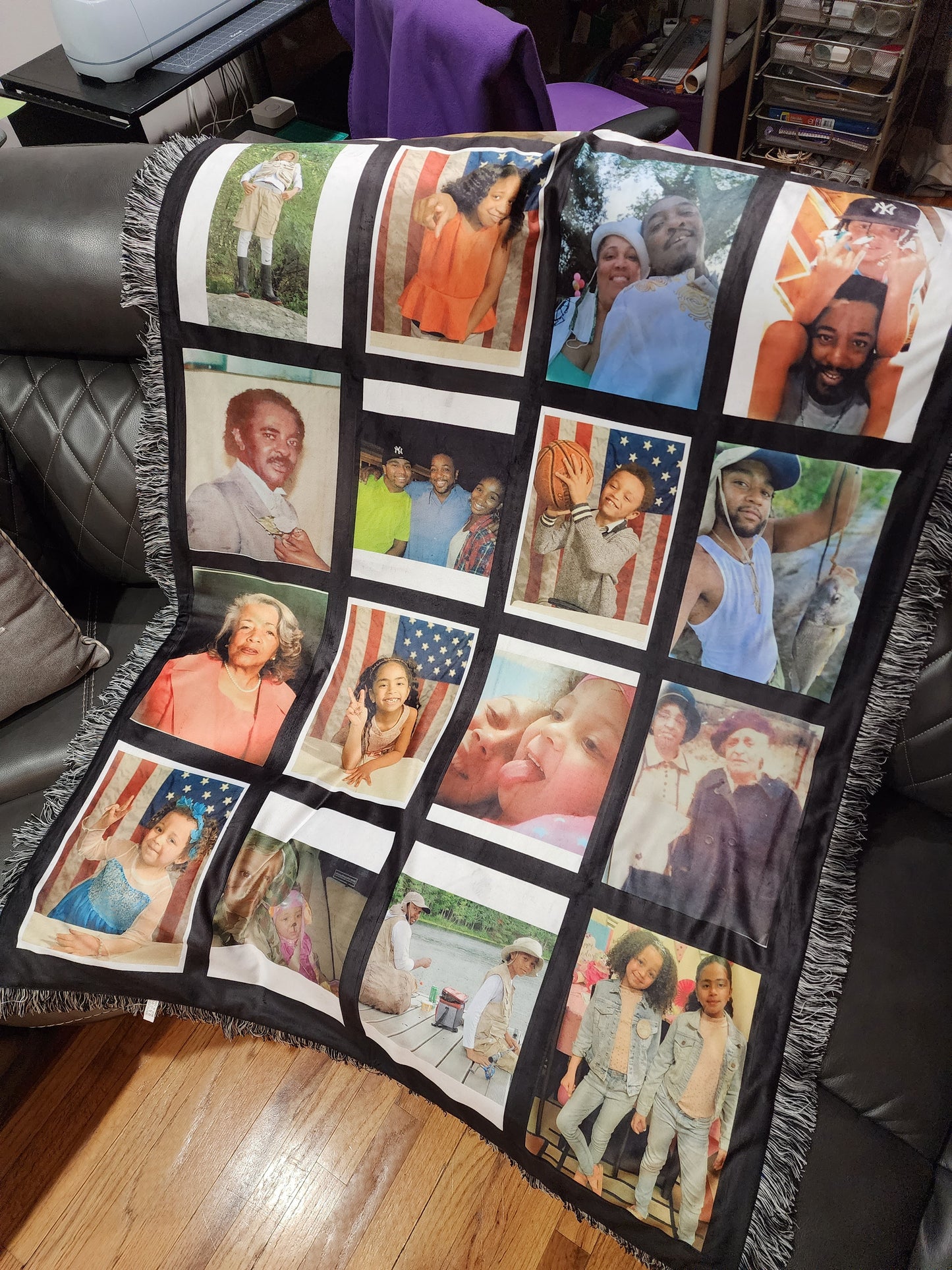 Custom Photo Throw Blanket