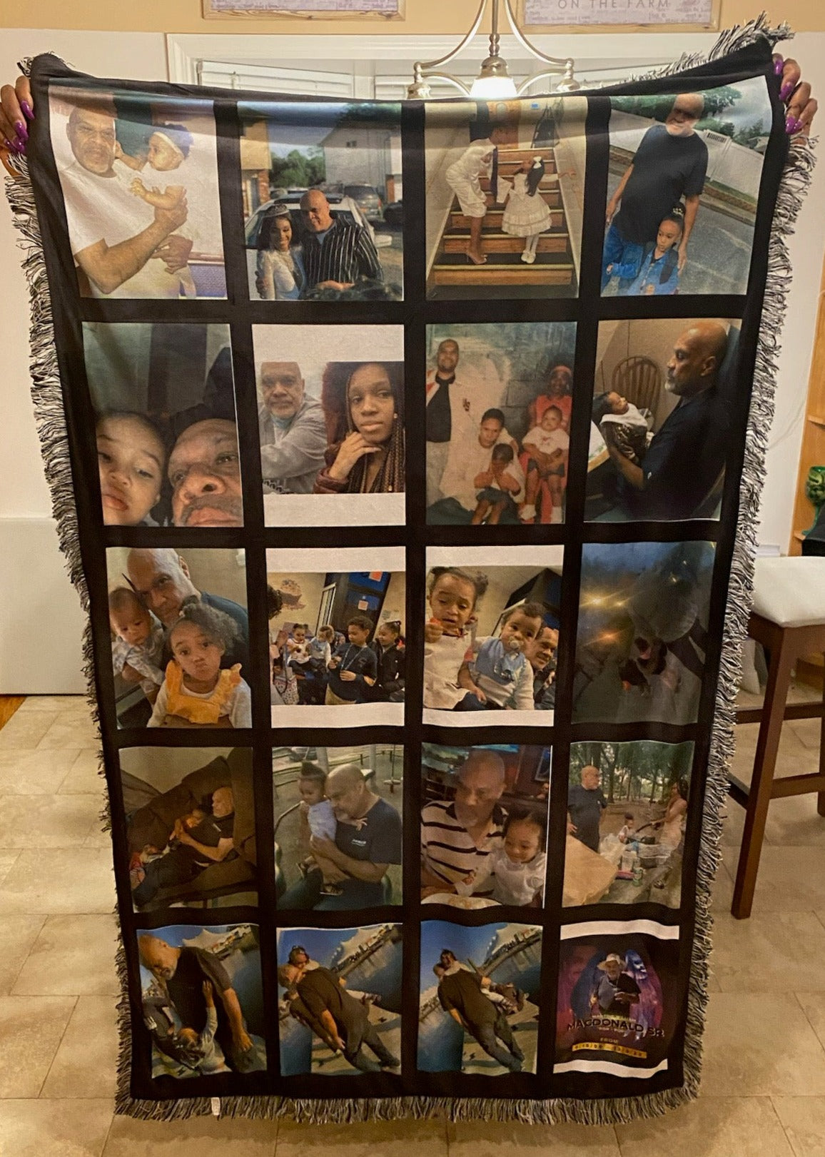 Custom Photo Throw Blanket