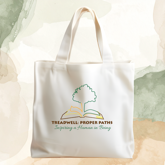 Proper Paths Signature Canvas Tote Bag